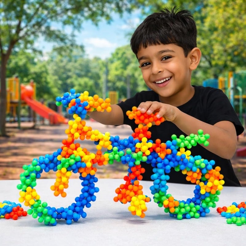 MOPANIRAJ Star Shaped Building Blocks -100 Pcs starlink STEM Educational Toy Develop Fine Motor Skills Creativity Spatial & Math Skills Construction Learning for Kids Ages 3-8 Birthday Gift - Image 5