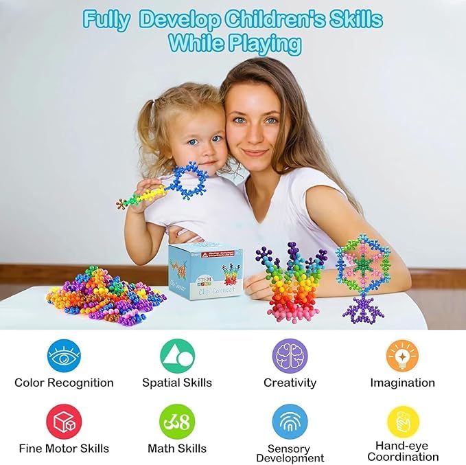 MOPANIRAJ Star Shaped Building Blocks -100 Pcs starlink STEM Educational Toy Develop Fine Motor Skills Creativity Spatial & Math Skills Construction Learning for Kids Ages 3-8 Birthday Gift - Image 3