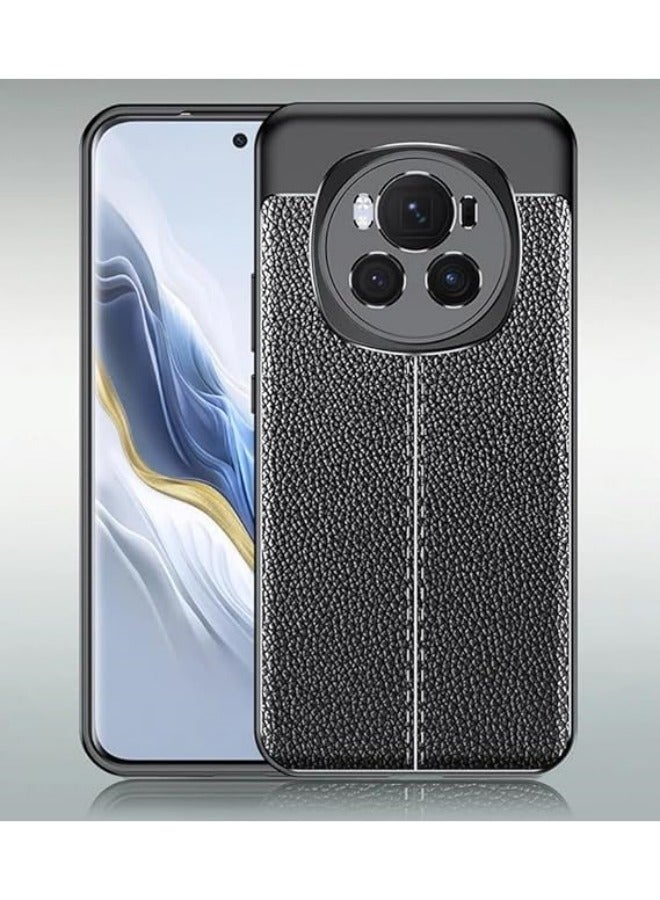 general Compatible with Honor Magic 6 Pro 5G Case Leather Design Cover Anti-Scratch Shock Absorption Case for Honor Magic 6 Pro 2024 - Image 1