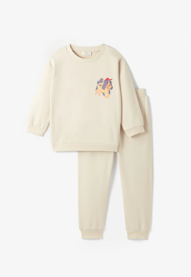 جون Baby Girl 2-Piece Printed Tracksuit