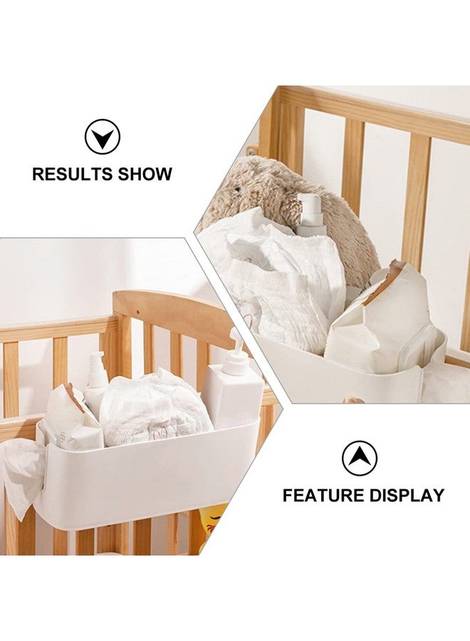Toyvian Diaper Organizer Box Hanging Diaper Diaper Storage Bin Nursery Organizers for Changing Table Crib Baby Stroller - Image 5