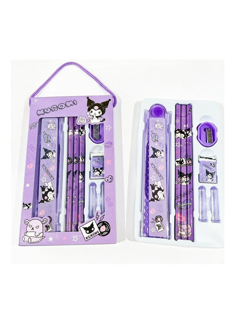 Sanrio Cartoon Sanrio Kuromi Stationery Set  - Image 2