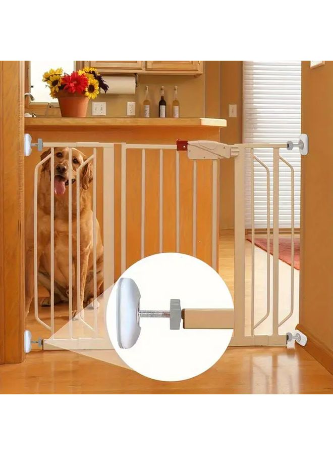 White No Drill Door Stops 4 Pack Anti Slip Pet Safety For Stairs Home Office - Image 4