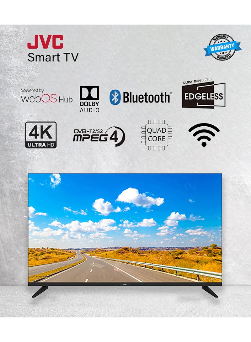JVC 85 inch 4K UHD Powered By WebOS Metal Frame with Magic Remote and Dolby Audio , Bluetooth LT-85N7125 black - Image 2