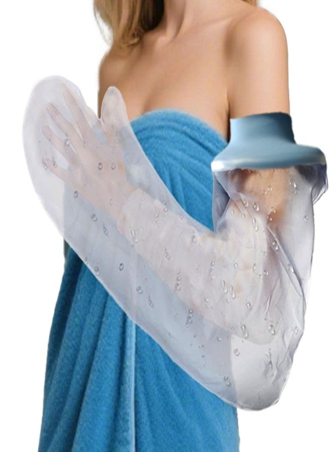 Tideshake Waterproof Arm Cast Cover for Shower Adult, Soft Comfortable Long Full Arm Cast Protector, Reusable Cast Bag for Broken Hand, Wrist, Finger, Bandage, and Wound Care After Surgery Supplies - Image 1