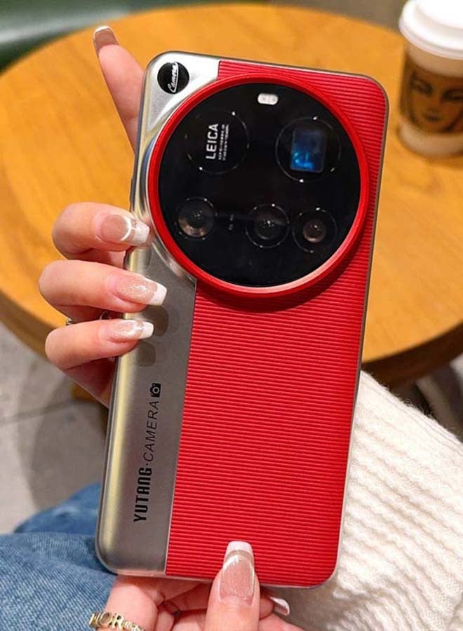 Suitable for Xiaomi 13Ultra mobile phone case, leather grain light luxury protective case, anti-drop, anti-pressure and wear-resistant - Image 4