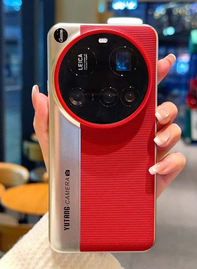 Suitable for Xiaomi 13Ultra mobile phone case, leather grain light luxury protective case, anti-drop, anti-pressure and wear-resistant - Image 1