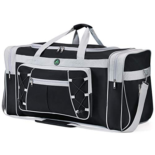 AULUDA Travel Duffle Bags for Men 26" Weekender Over Night Carry On Bag Lightweight Extra Large Oxford Duffel Gym Sturdy Luggage Water-proof foldable Holdall (Blue) - Image 1