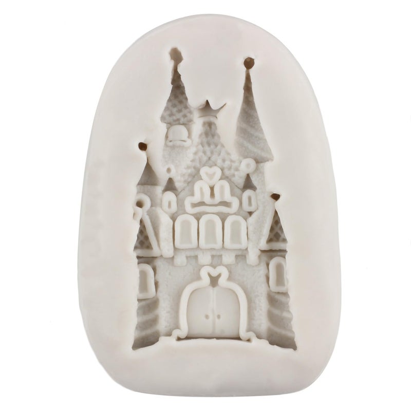 Sijiangmold Cinderella Fondant Mold Fairy Tales Castle Pumpkin Carriage Princess Dress Crystal Shoes Silicone Chocolate Candy Mold Bow Crown Mold For Cake Decoration Cupcake Gum Paste Clay Set Of 6 - Image 4