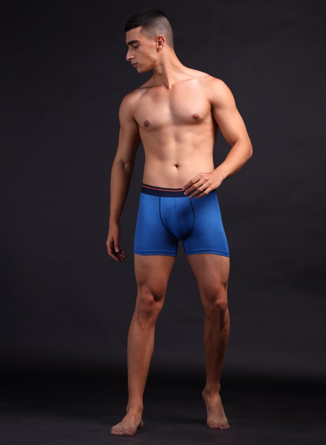 Technosport Men Solid 2-Way Stretch Trunks - Image 1