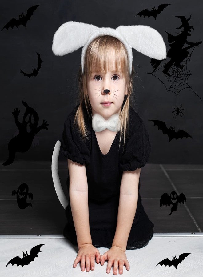 Bencailor 3 Sets Dog Ears Headband Halloween Dog Headband Ears Costume Tail & Bow Tie Accessories for Washing Makeup Cosplay Party - Image 2