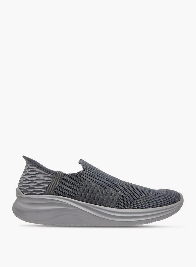 LBL By Shoexpress GREY Men's Textured Slip-On Sports Shoes for Men | Best Price UAE