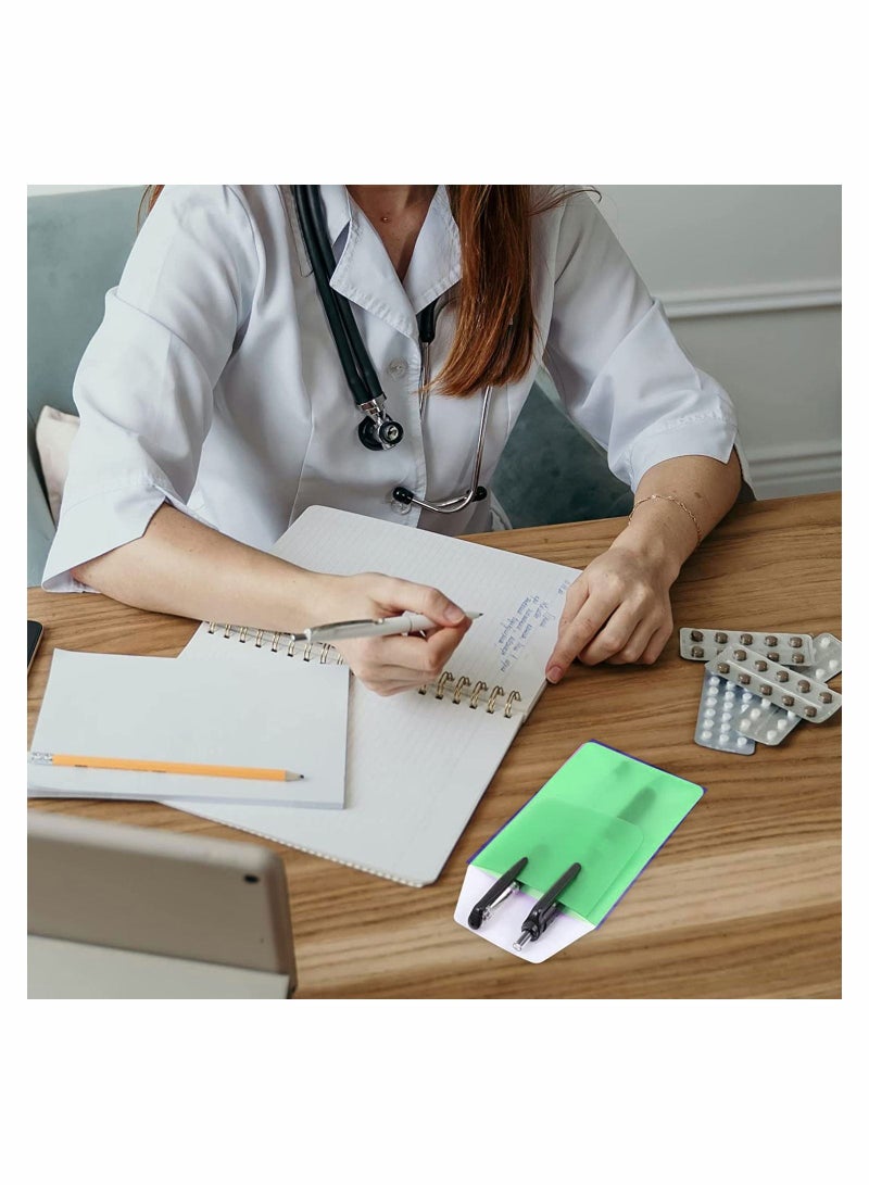 Y&D Pocket Pen Protector 20Pack Portable Holder Pouch to Prevent ink from Staining Clothes for Shirts Lab Coats Pants Sleeve Holds Pens Pointers Pencils Note Card - Image 2