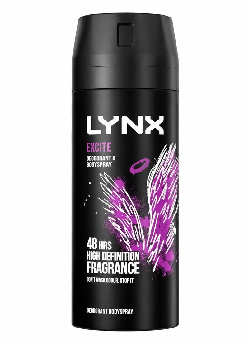 Lynx Excite Deodorant Body Spray 150 ml - Image 1