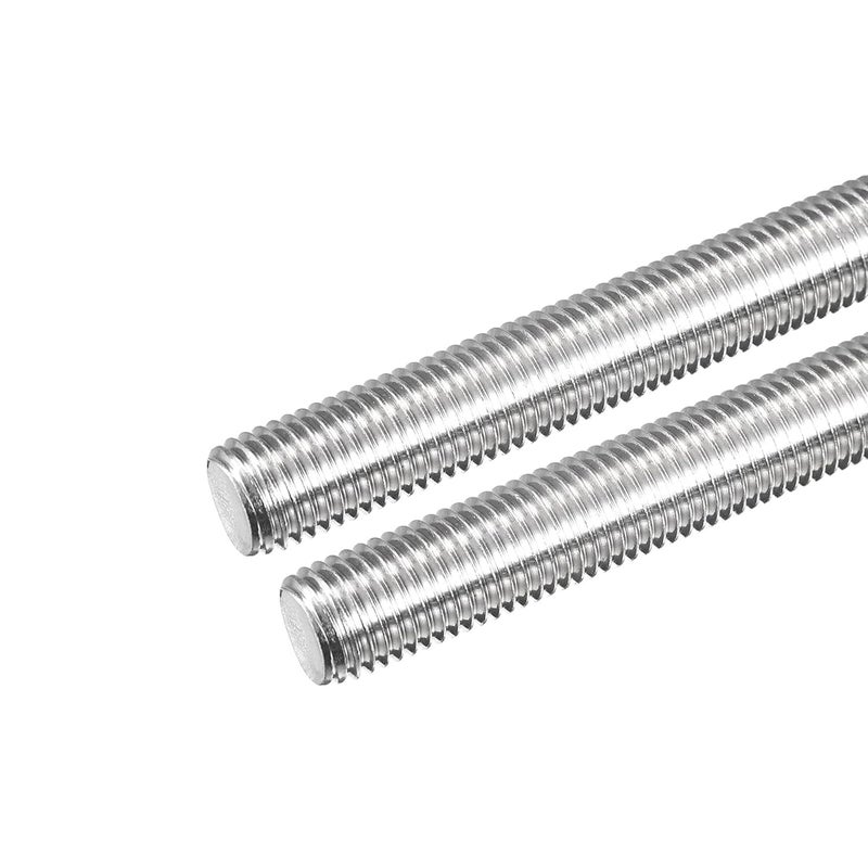 TOP-VIGOR 2Pcs M16-2.0 x 100mm Length Fully Threaded Rod, 304 Stainless Steel Right Hand Threaded Rods, Fully Studding Rod Bar for Anchor Bolts, Clamps, Hangers and U-Bolts - Image 1