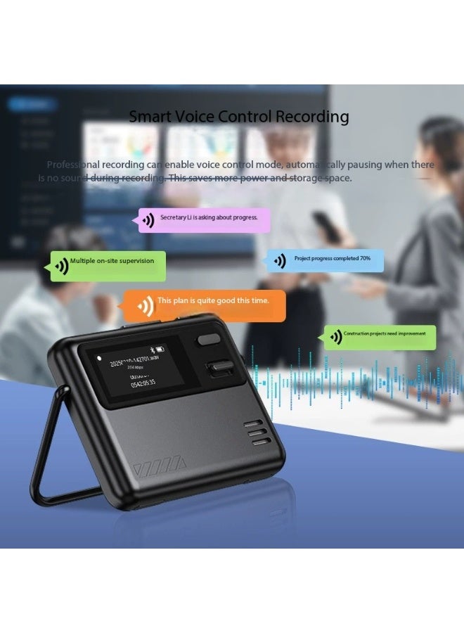 Mini AI Recording Pen 32GB Bluetooth 5.2 TFT0.96 APP Control Language Translation / Transcription / Lecture Summary  - Image 5