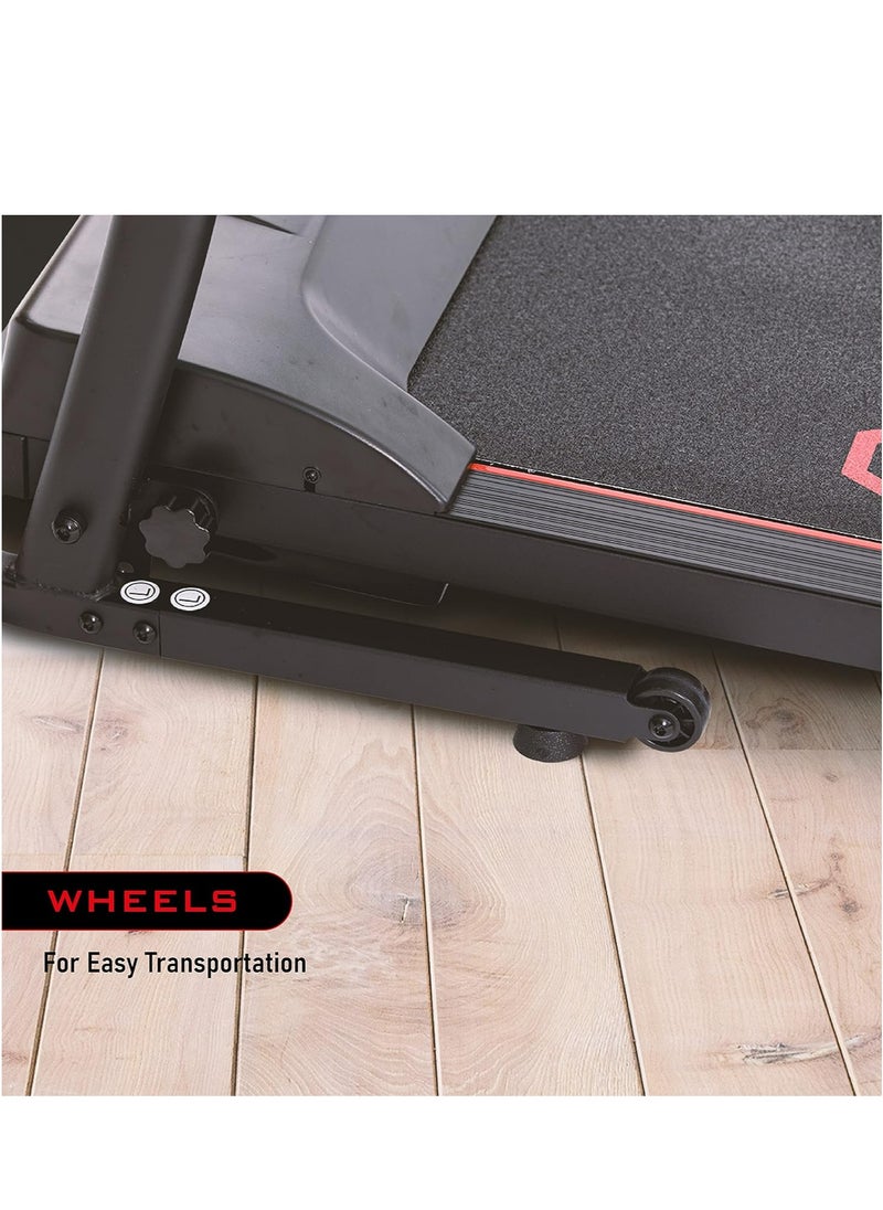 ENDLESS  - Star Treadmill for Home Use With 2.5 HP Peak Power DC Motor | 100 Kg Max Weight and 10 Km/hr Max Speed Support | 410 mm Running Area | With Speakers | Foldable with Manual Incline - Image 1
