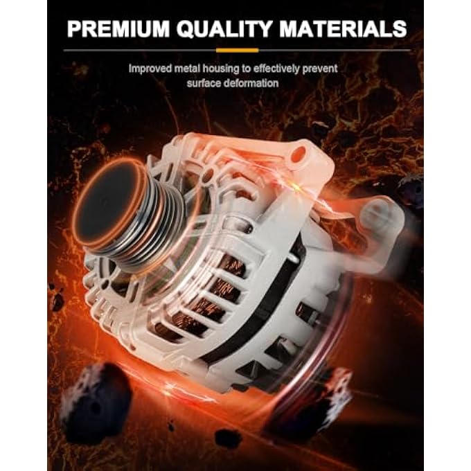 ROADFAR Alternator Compatible for for Chevrolet for Cruze 1.8L 2011-2016, Replace 11560 - Image 2