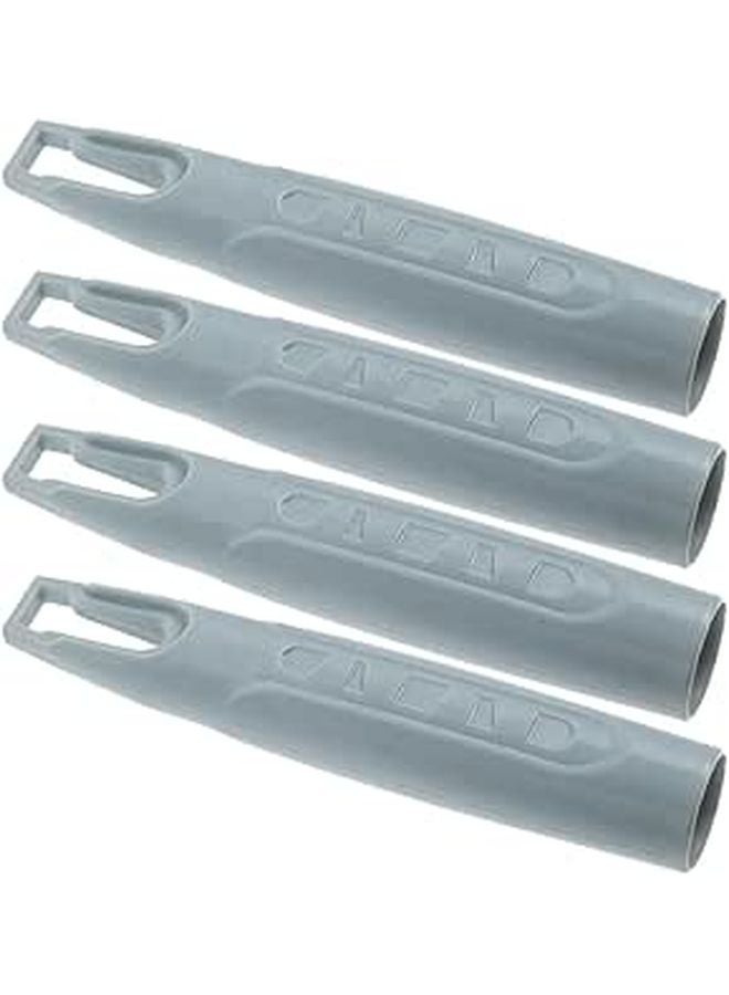 4 Pcs 19mm Plastic Broom Handle Grips Replacement Caps for Commercial Home Cleaning Tools - Image 1