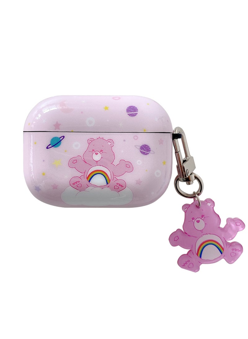 Peanuts Bear Printed Case Cover With Carabiner For Apple AirPods 1/2