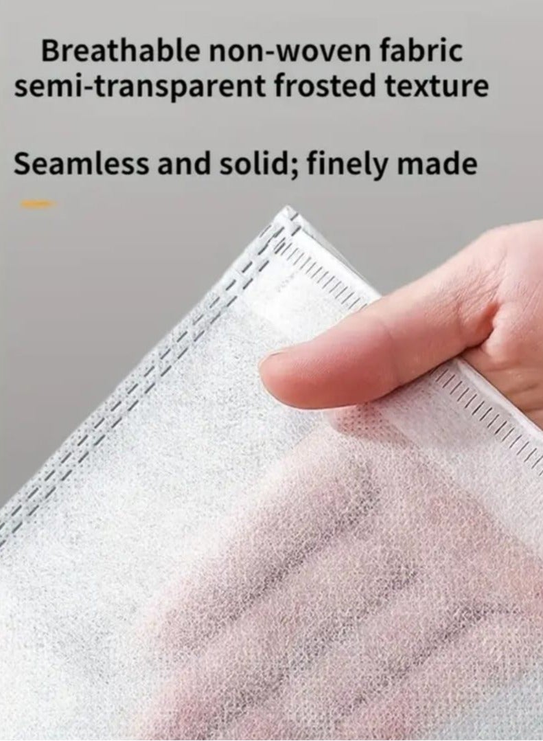20pcs Disposable Drawstring Shoe Storage Bags - Transparent Drying & Organizing Bags for Travel, Home, Dorm - Moisture-Resistant Portable Multi-Use for Underwear, Pants, Clothes, Dorm Storage Solution | Drawstring Closure | Lightweight Material, Shoe Storage Organizer - Image 5