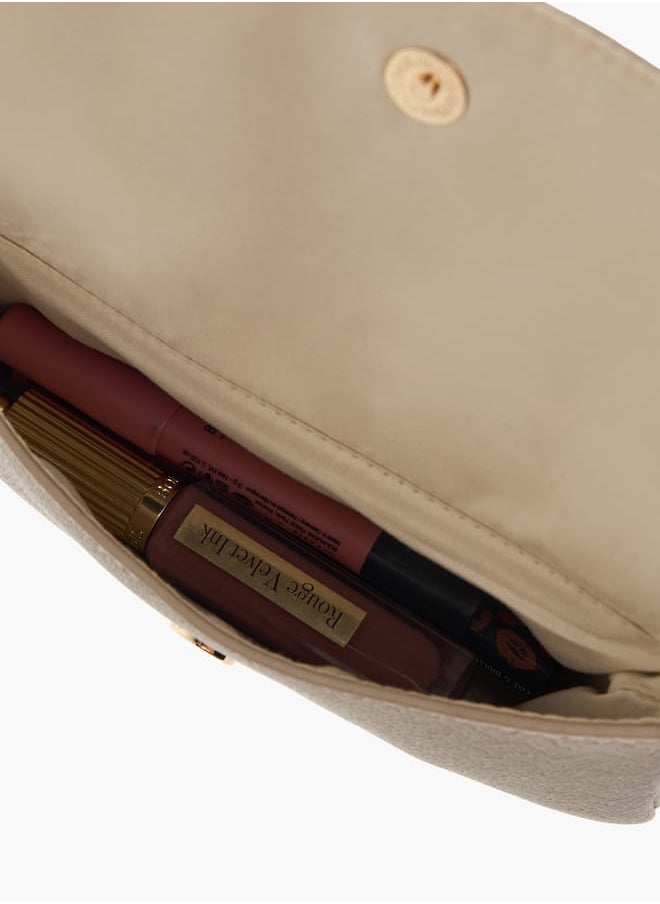 Flora Bella By Shoexpress - Women Monogram Print Crossbody Bag with Adjustable Strap - Image 1