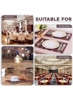 Generic 6PCS PlaceMats  for Kitchen Dining Table30*45CM  - Image 5