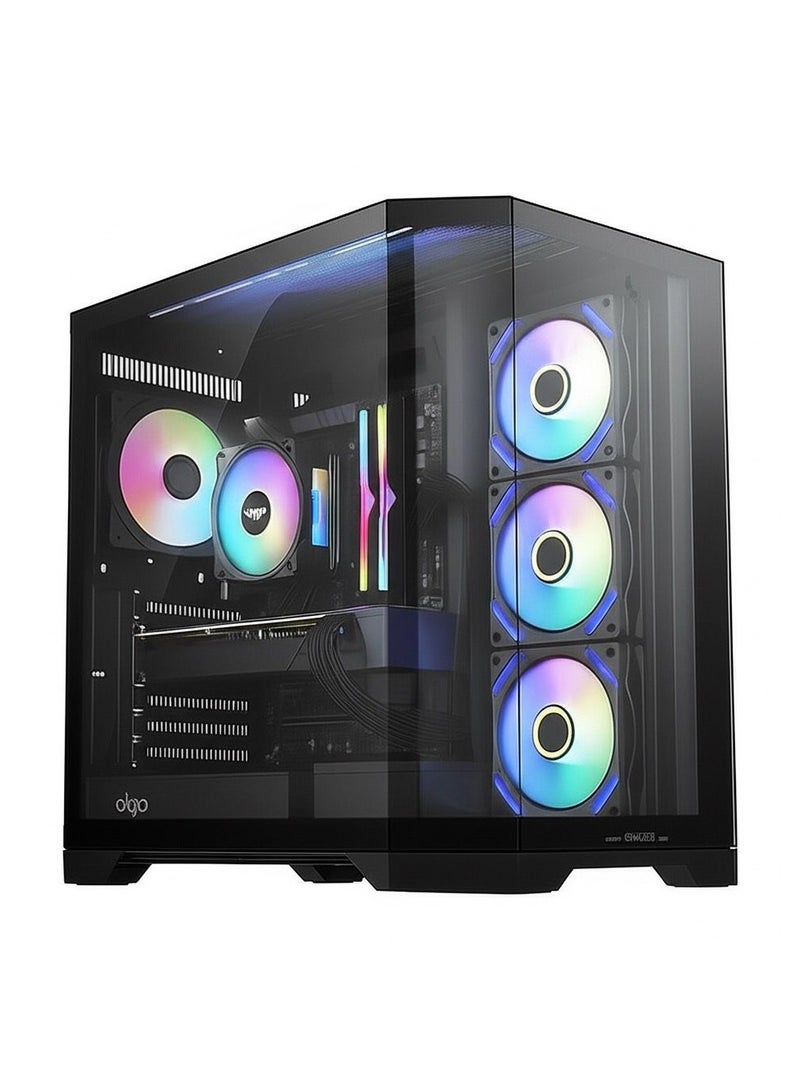 DarkFlash High-Performance Gaming PC | Intel i5 12th Gen |  RTX3050 6GB VGA | 16GB RGB RAM, 1TB NVMe SSD BLACK - Image 2