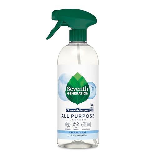 Seventh Generation All Purpose Cleaner, Free & Clear, Cuts Grease, 23 Fl Oz - Image 1