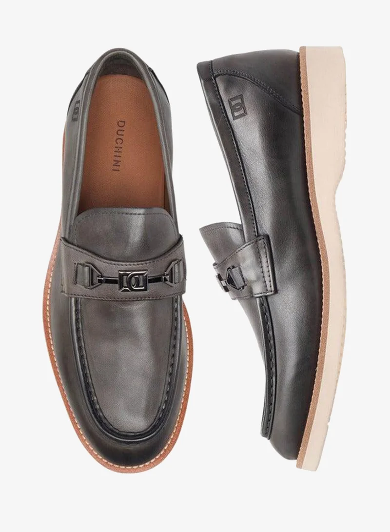 DUCHINI GREY Men's Slip-On Loafers - K1369-04 for Men | Best Price UAE