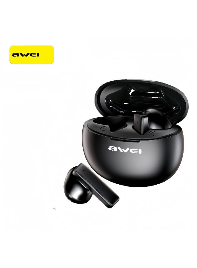 Awei Awei T87 Wireless Bluetooth Headset Semi-In-Ear Large Dynamic Dual Bass Hd Call Headset  - Image 1