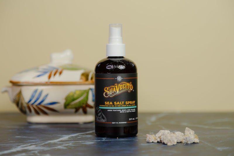 Suavecito Sea Salt Spray - Natural Hair Volume and Texture with Light Flexible Hold for Men, Alcohol & Paraben-Free, 8 oz - Image 5