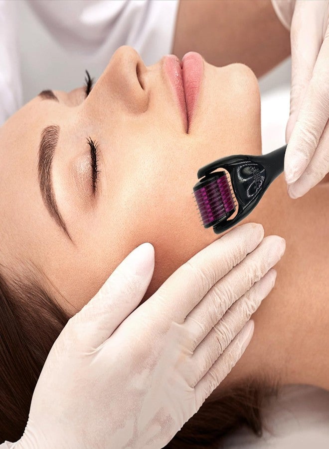 كوستيك ديرما رولر كوستيك (KDR) 540 إبر دقيقة من التيتانيوم للعناية بالبشرة | علاج تساقط الشعر | مكافحة الشيخوخة | إزالة ندبات حب الشباب (عبوة من 10، 1.0 مم) - Image 5