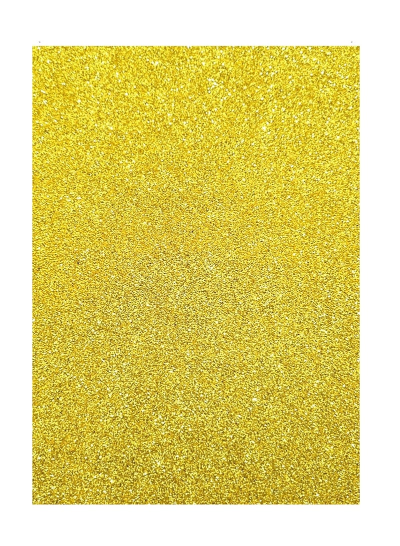 Terabyte GLITTER FOAM SHEET 50X70CM YELLOW
