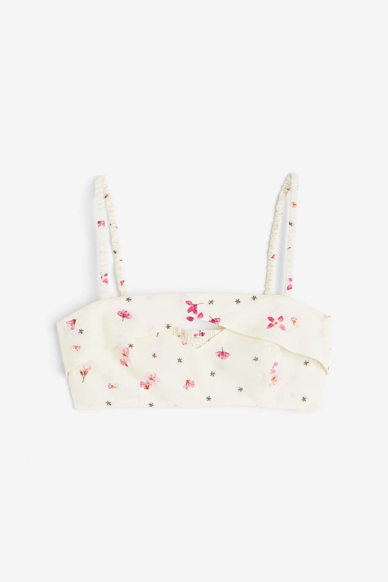 H&M Linen-blend bralette