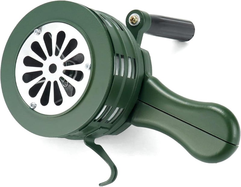 QWORK صفارة كوارك اليدوية - صفارة طوارئ يدوية عالية الصوت، إنذار أخضر محمول - Image 1