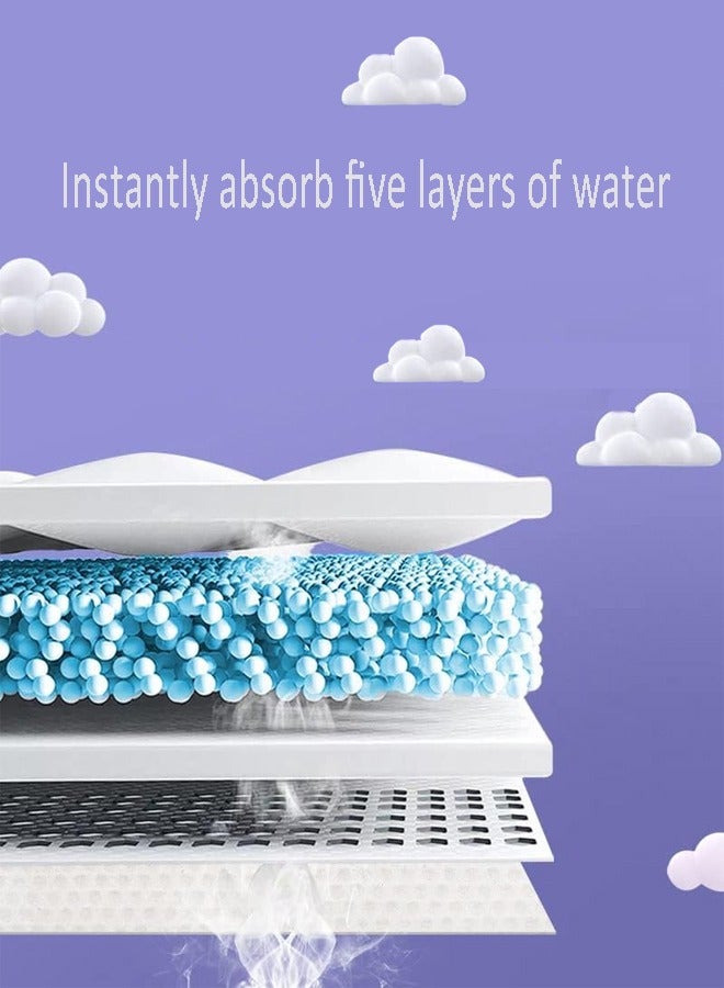 Generic Disposable Dog Diapers Dog Diapers Pet Diapers Absorbent Pads Female Dog Stretch Dog Diapers Full Waist Coverage Super Absorbent Leakproof Female Dog Diapers  - Image 5
