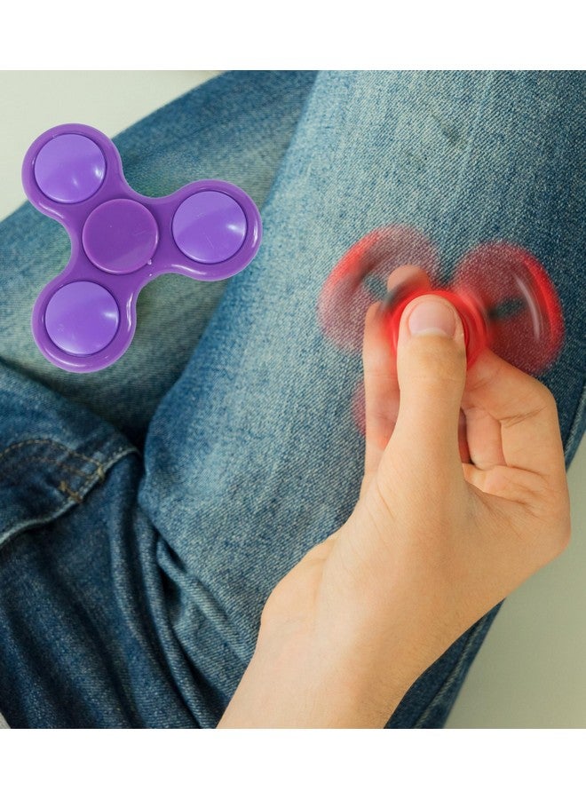 بريمسونس لعبة مكتب بريمسونز® هاند سبينر - لعبة حسية عالية السرعة تدور بسلاسة بالإصبع لتخفيف التوتر للأطفال والكبار - هدية لحفلات أعياد الميلاد - بلاستيك - أرجواني - Image 5
