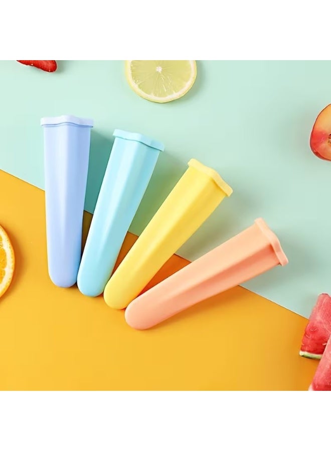 Goolsky 4pcs Silicone Ice Cube Molds with Lids - Reusable Handheld Craft Molds for DIY Ice Cubes, Crafts & More! - Image 2