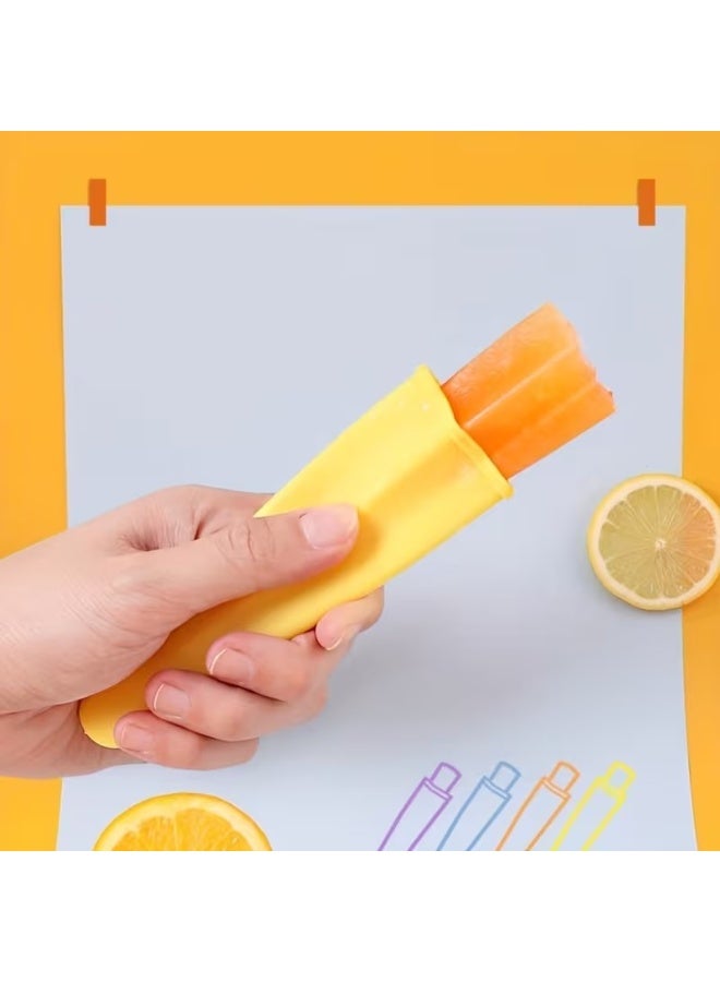 Goolsky 4pcs Silicone Ice Cube Molds with Lids - Reusable Handheld Craft Molds for DIY Ice Cubes, Crafts & More! - Image 3