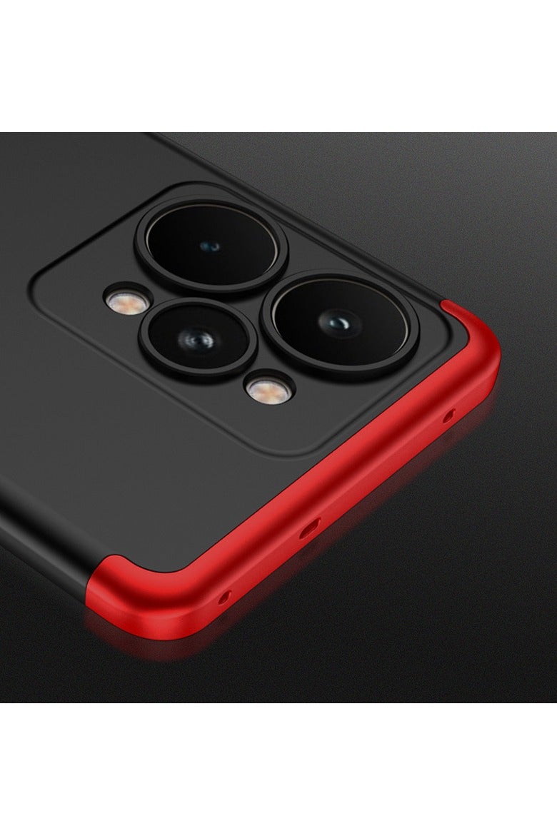 عام "غطاء مناسب لهاتف Realme 15PRO - مقاوم للصدمات، بلمسة نهائية ماتة مخصصة، غطاء واقي عالي الجودة بتغطية كاملة مع فتحات دقيقة." - Image 4