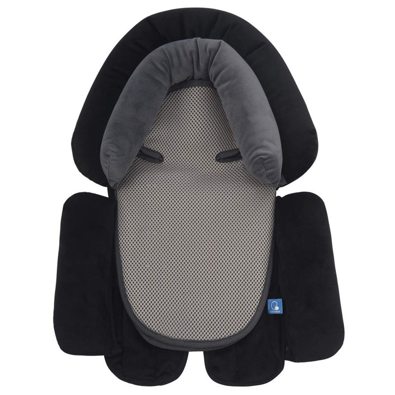 COOLBEBE Upgraded 3in1 Babybody Support for Newborn Infant Toddler Extra Soft Car Seat Insert Cushion Pad Perfect for Carseats Strollers Swings