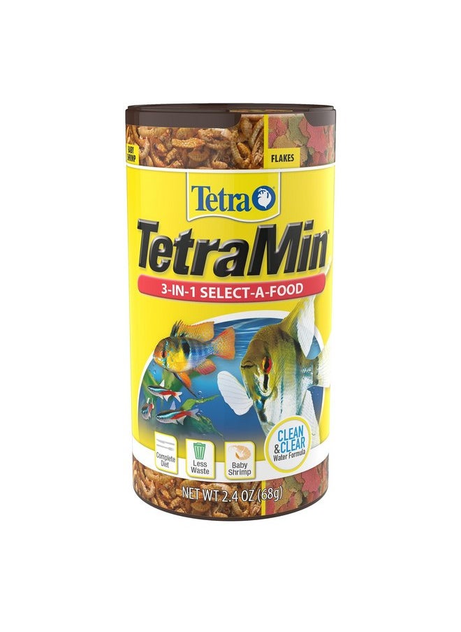 Tetra TetraMin Select-A-Food 2.4 Ounces, Fish Flakes, Variety Pack - pzsku/Z17FF6181E10F763D4487Z/45/_/1737031473/faf9a44e-4ae1-4356-b62a-8a5ea1f80d6d