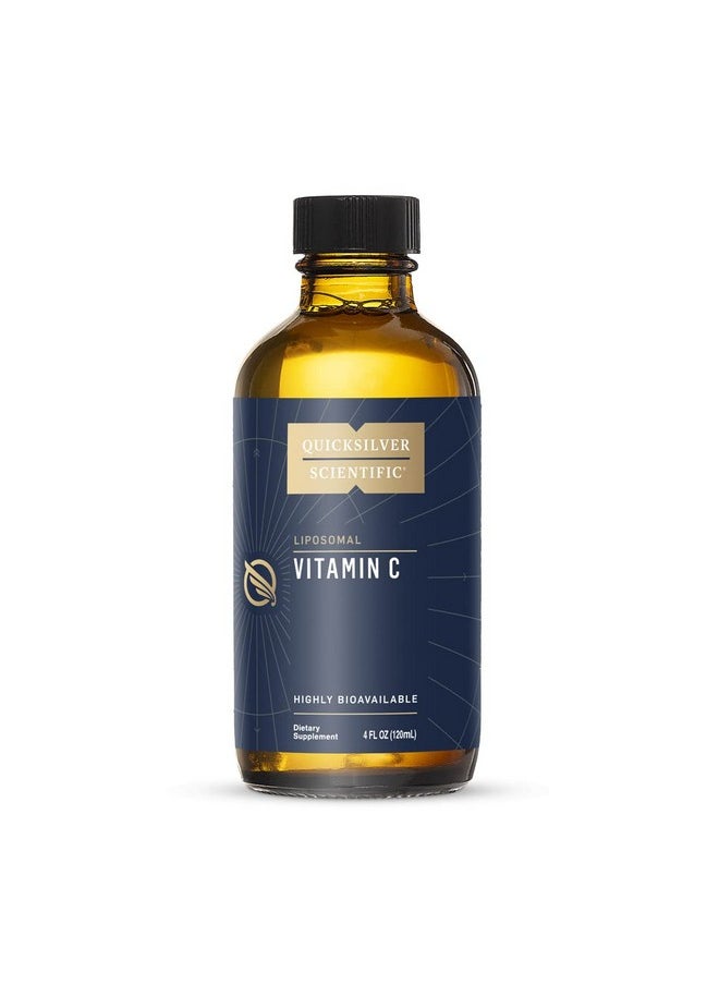 Quicksilver Scientific - Liposomal Vitamin C 1000Mg Buffered Liquid Vitamin C Supplement Immune + Antioxidant Support Liposomes For Superior Absorption Vegan + Nongmo (4Oz / 120Ml) - Image 1