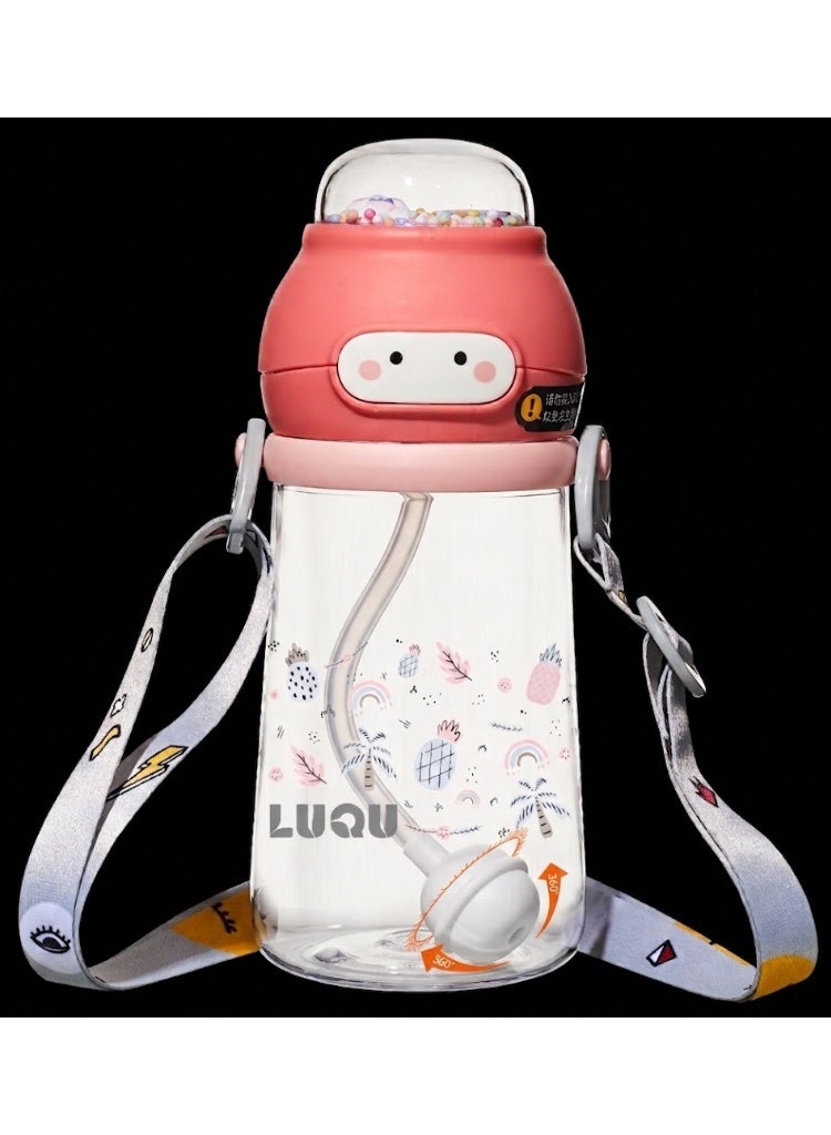 LuQu Tritan Straw Water Bottle - Image 1