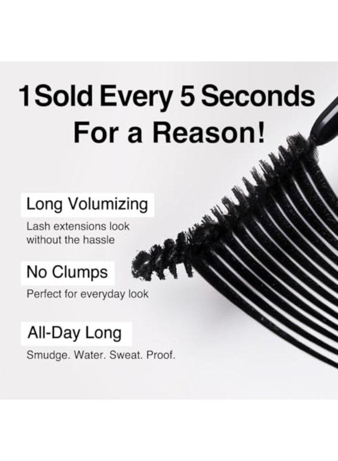 Clio Kill Lash Superproof Mascara - 02 Volume Curling for Dense Application - Long-Lasting, Waterproof, Smudgeproof,Black - Image 3