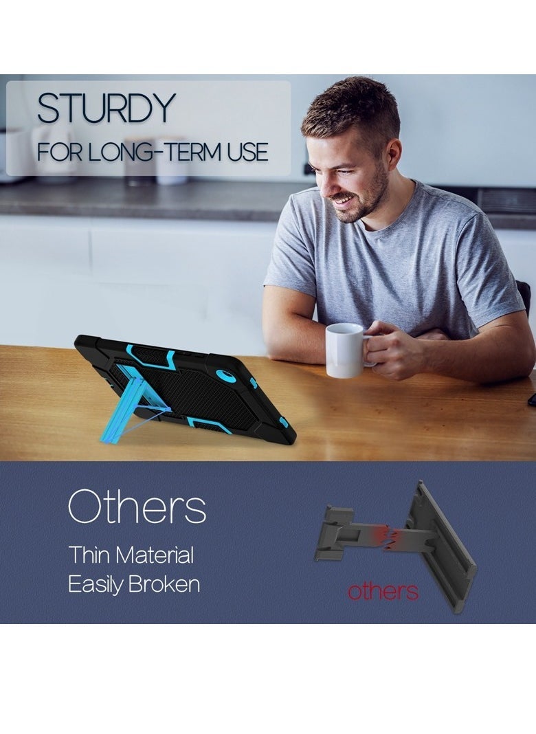 general For Samsung Galaxy Tab A9PLUS 11" 2023 SM-X210/X216B, Rugged Heavy Duty Armor Shock Shock Survival Flat Case with Stand - Image 3