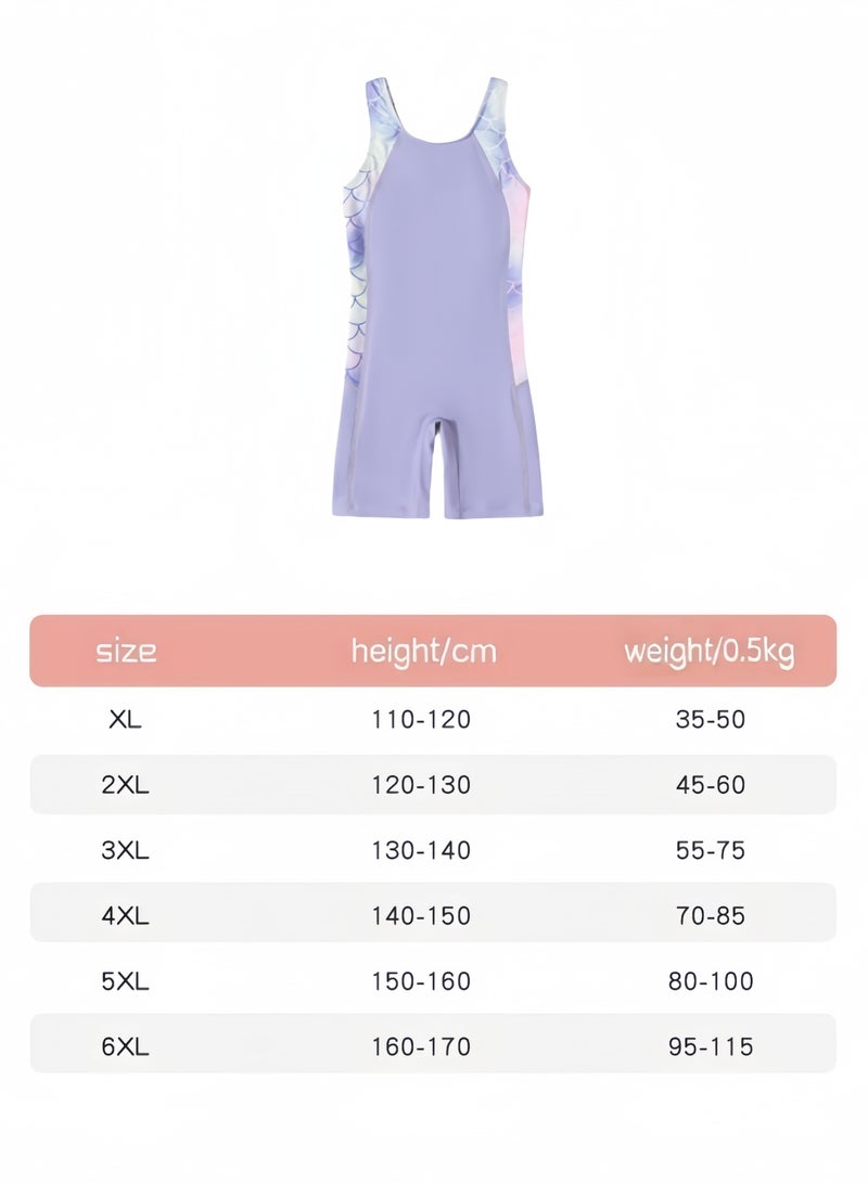 YUKE Girls One Piece Swimsuits Girls Bathing Suits, Summer Training Swimsuit, Kid's Water Sport Swimsuit - Image 2