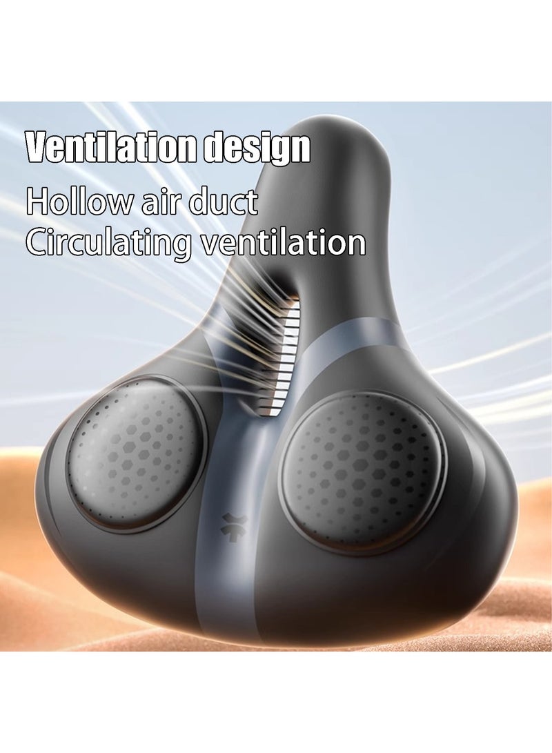 CMGTYYD Bike Seats for Comfort Men | Soft Padded Saddle Seat for Bicycles,Long Distance Biking Accessories Cycling Support for Women Men Boys Girls Youth Adults - Image 4