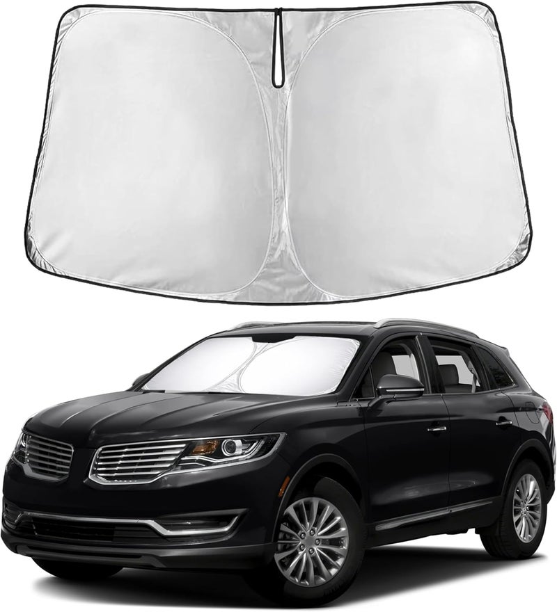 Windshield Sunshade for Lincoln MKX (2016–2021) - Custom Fit Front Window Shade - Image 1